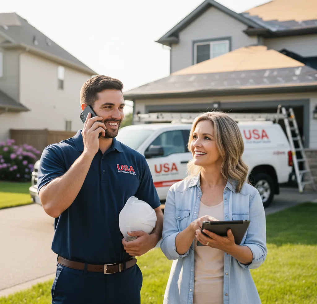 USA Roof Repair Experts customer support in Youngstown
